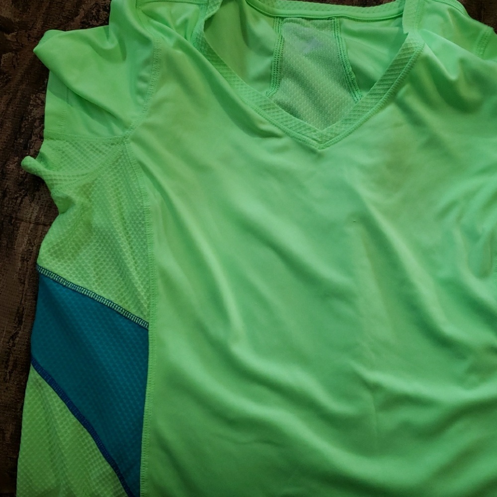 Neon colored shirt